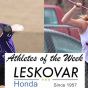 Leskovar Honda Athletes of the Week: Derek Dunmire and Ella&nbsp;Moodry